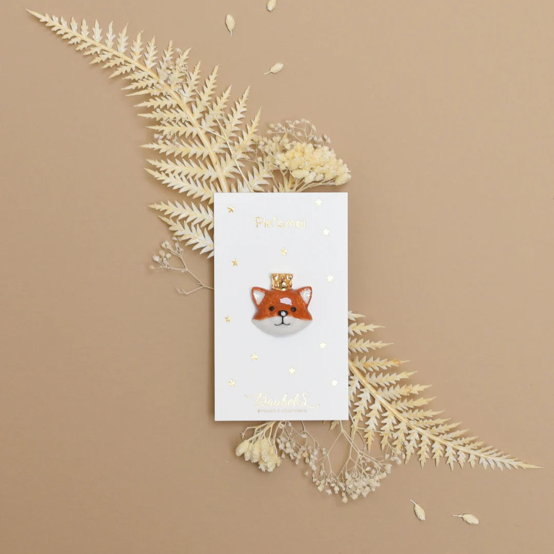 Pin's en porcelaine | Renard