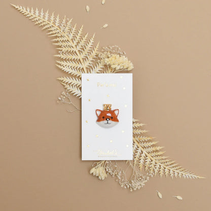 Pin's en porcelaine | Renard