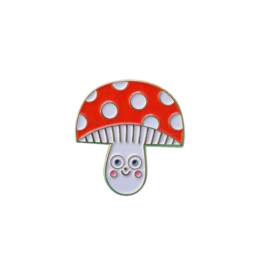 Enameled pin | Mushroom