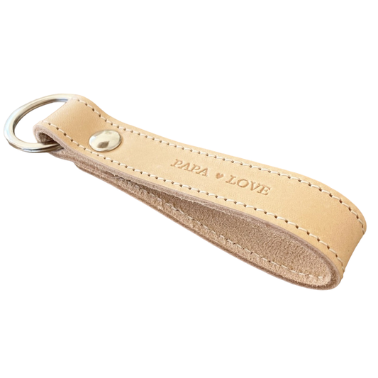 Leather keyring | Daddy love