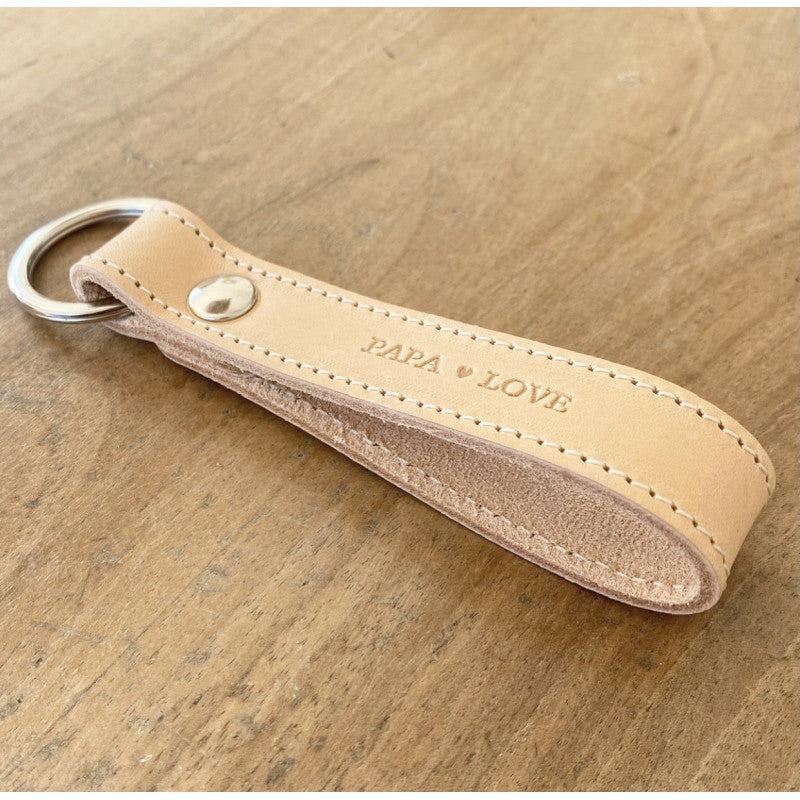 Leather keyring | Daddy love