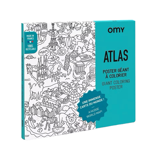 Giant coloring poster | Atlas