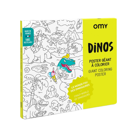 Giant coloring poster | Dinos