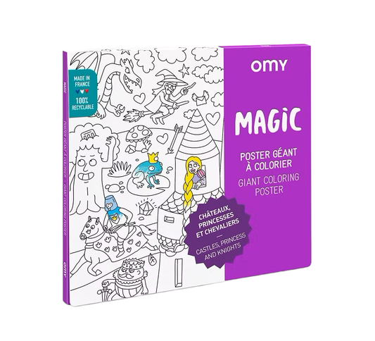Giant coloring poster | Magic