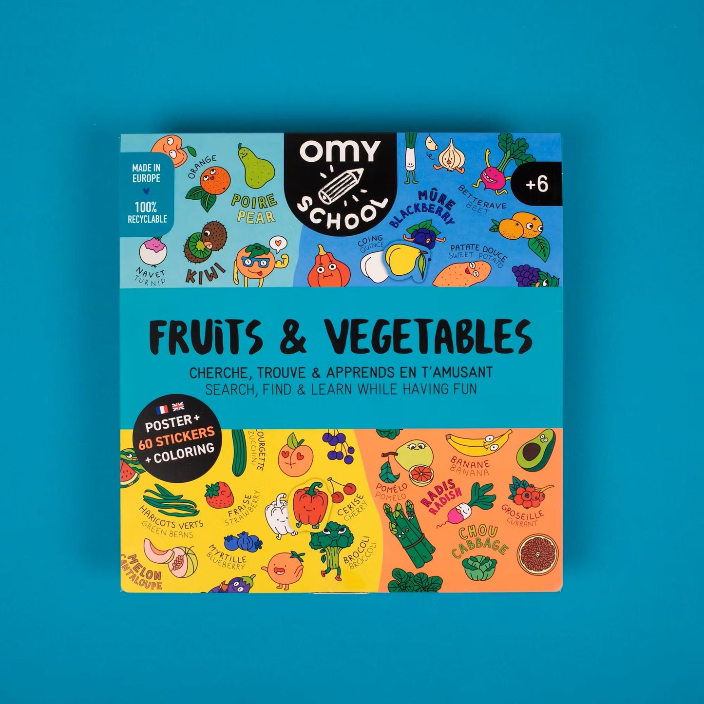 Poster éducatif | Fruits & vegetables