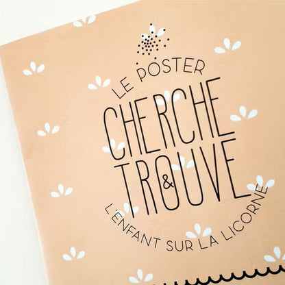 Carte-poster Cherche & Trouve | Marraine