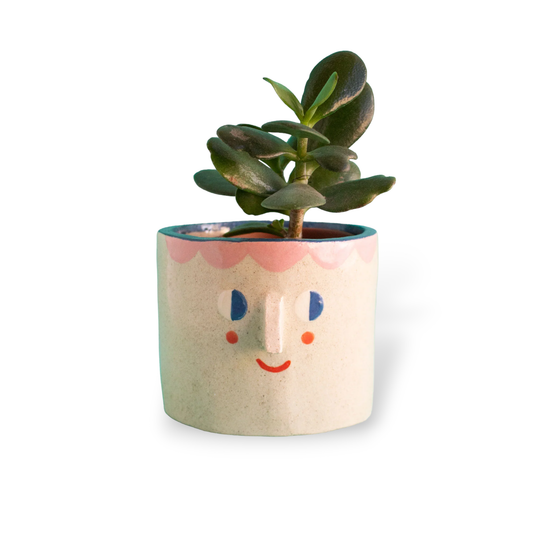 Ceramic pot | Friendly face