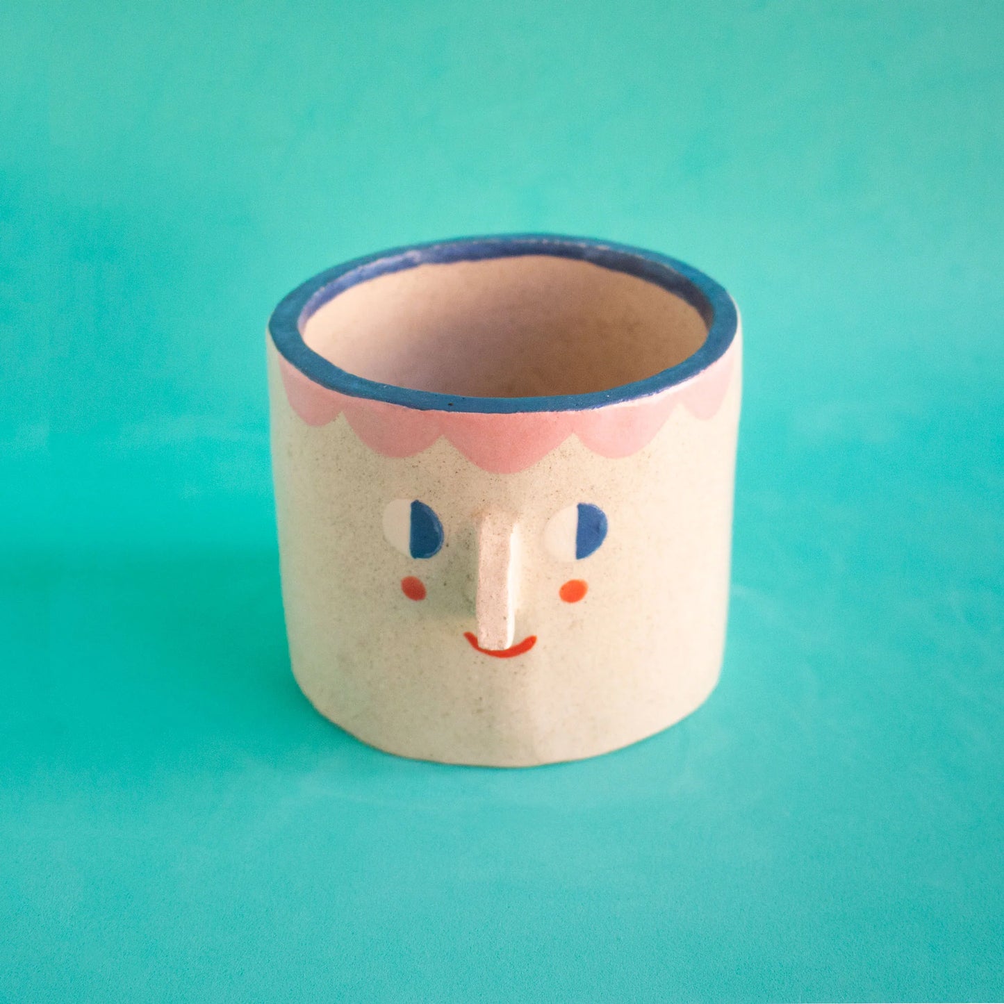 Ceramic pot | Friendly face