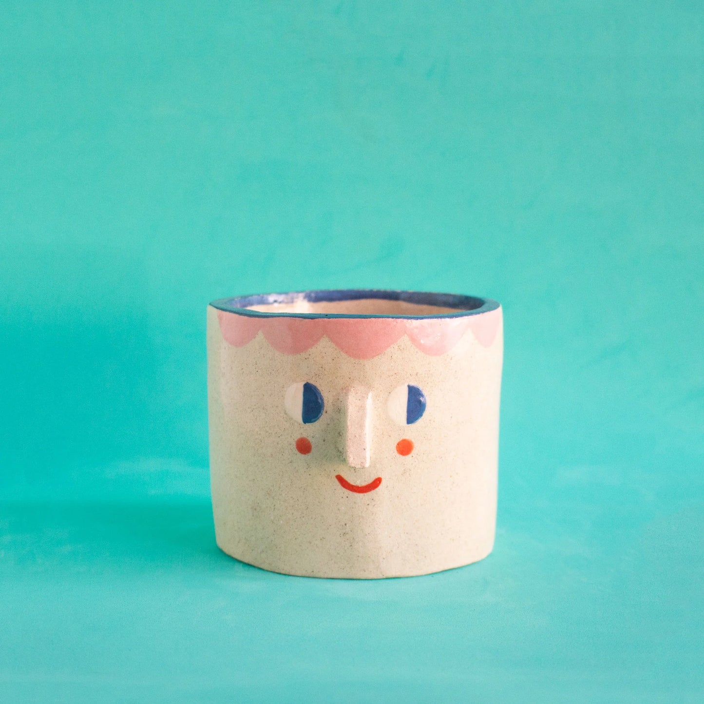 Ceramic pot | Friendly face