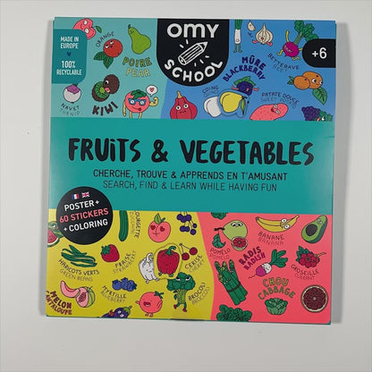 Educational poster | Fruits &amp; vegetables