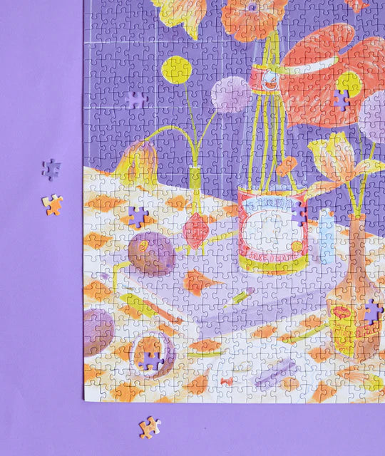 Puzzle 1000 pièces | Des fleurs sur la table