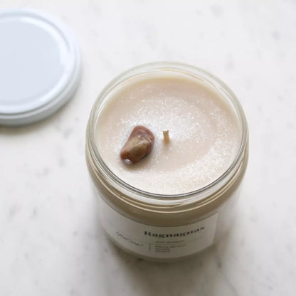 Lithotherapy candle | Ragnagnas | “Pain-relieving” moonstone