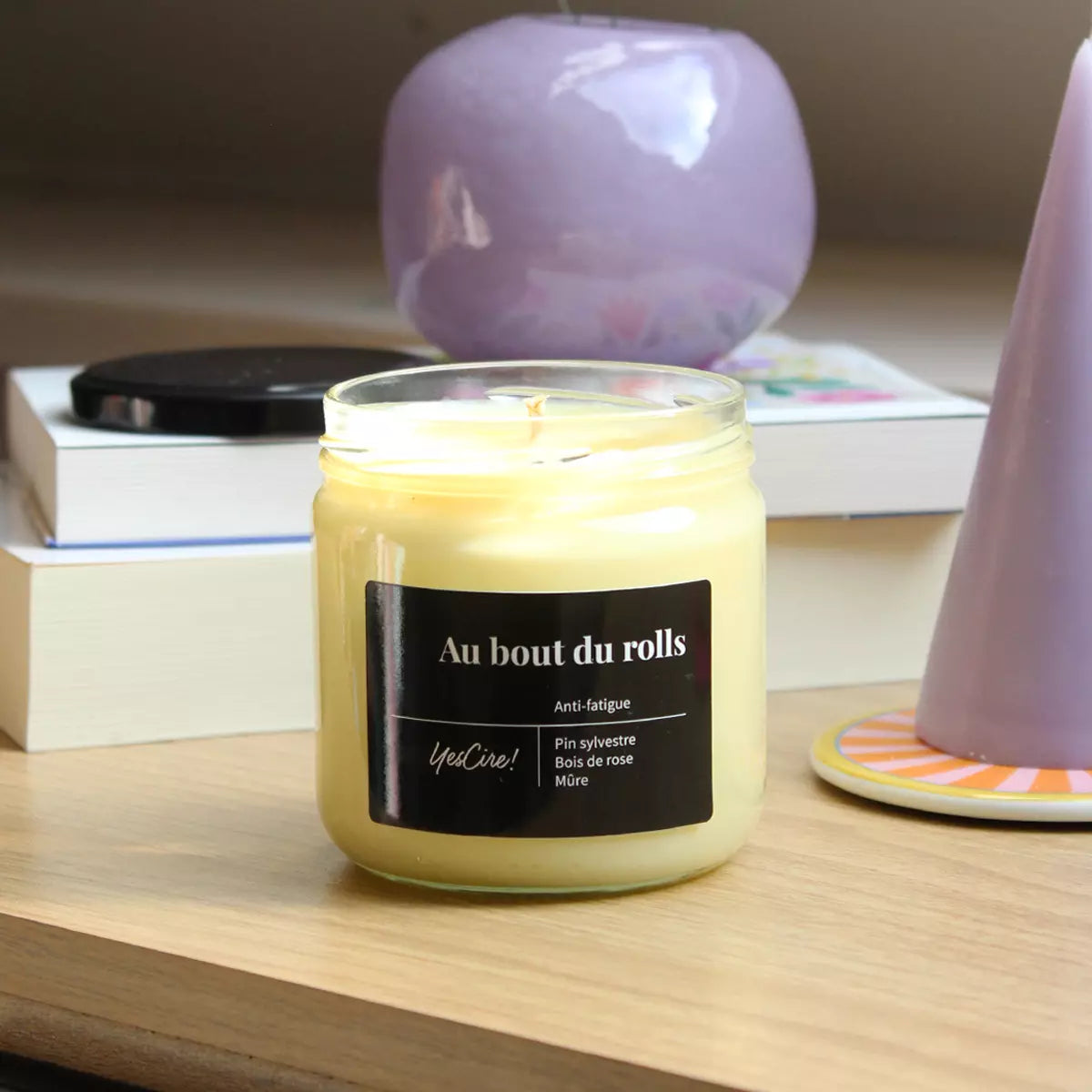 “Anti-fatigue” candle | At the end of the roll