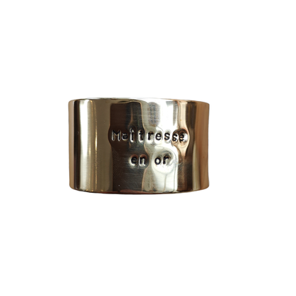 Rond de serviette | Maîtresse en or