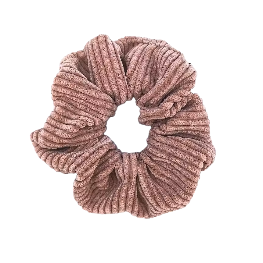 Corduroy scrunchie | Pink 