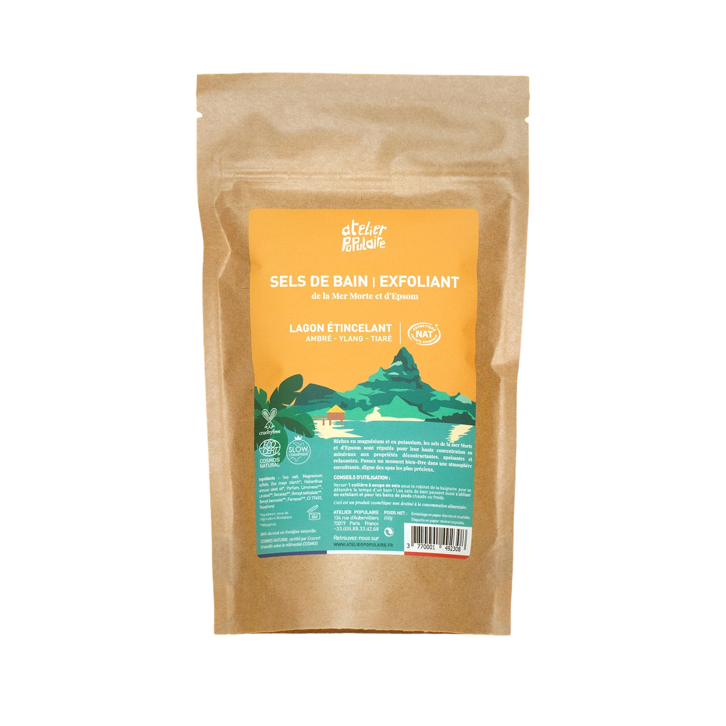 Sels de bain | Exfoliant | Lagon Etincelant