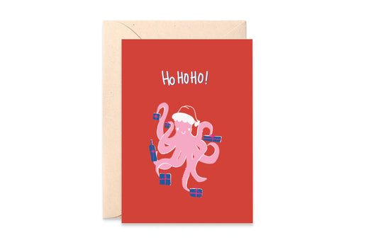 Carte de Noël | Octopus