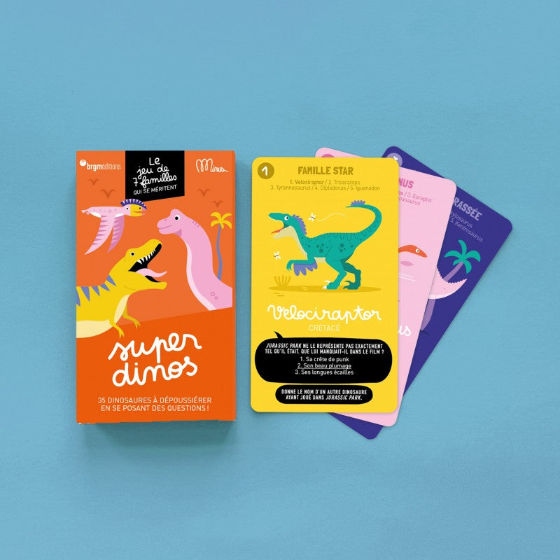 Jeu de 7 familles | Super dinos