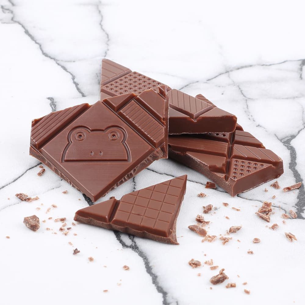 Mini tablette de chocolat | Lait tendre 41% | Arc-en-ciel