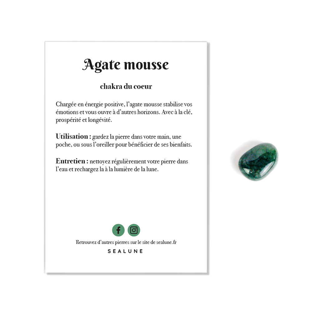 Astro stone | Taurus - Moss Agate