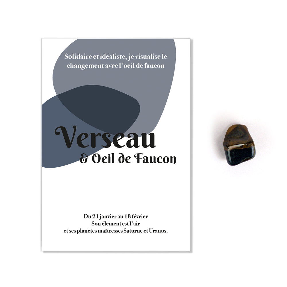 Pierre astro | Verseau - Oeil de faucon