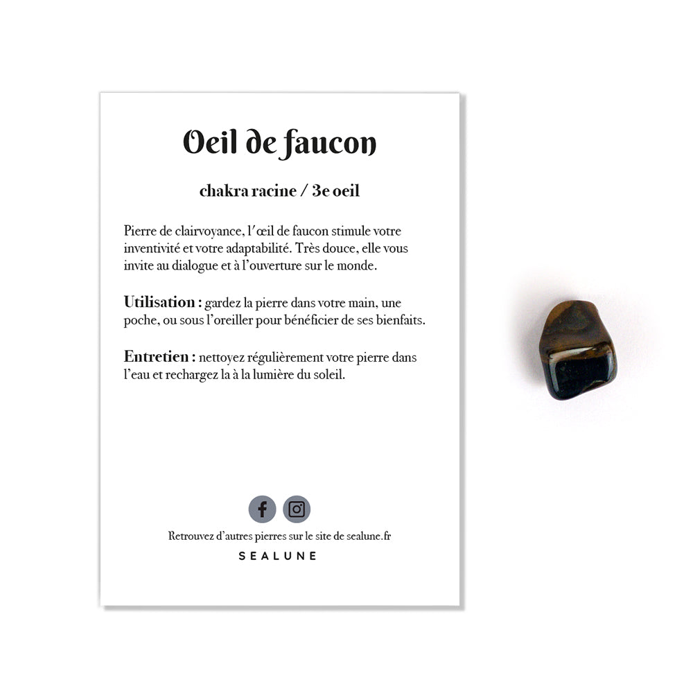 Pierre astro | Verseau - Oeil de faucon