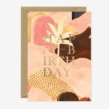 Carte happy birthday | Californian desert