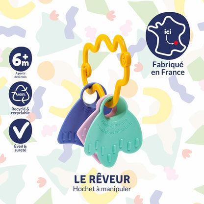 Hochet à manipuler | Le Rêveur – Orange