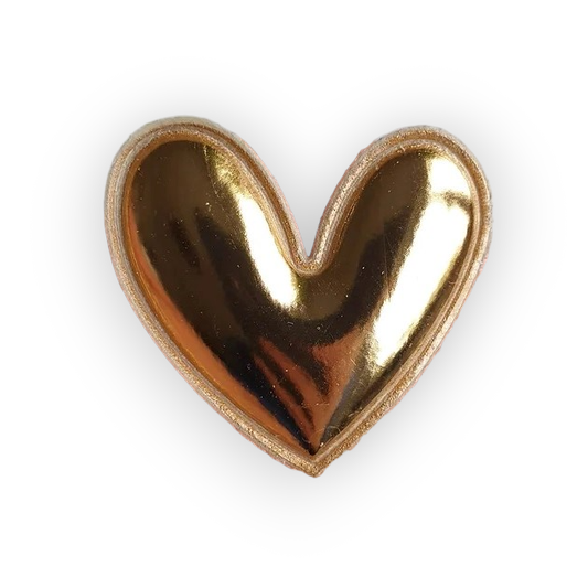 Broche coeur | Dorée