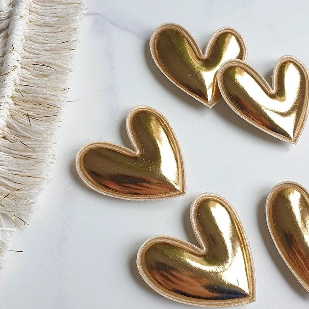 Broche coeur | Dorée