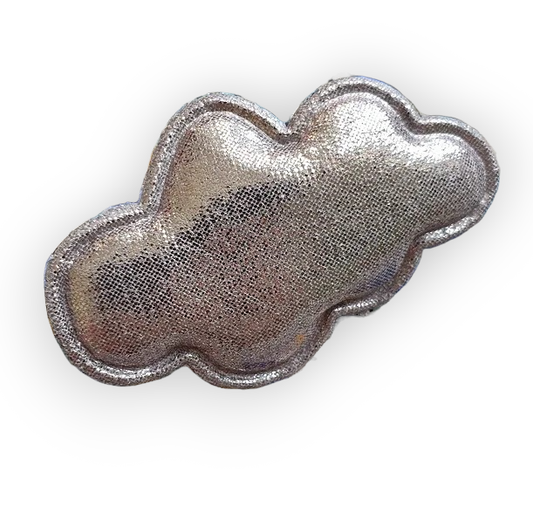 Broche nuage | Argentée