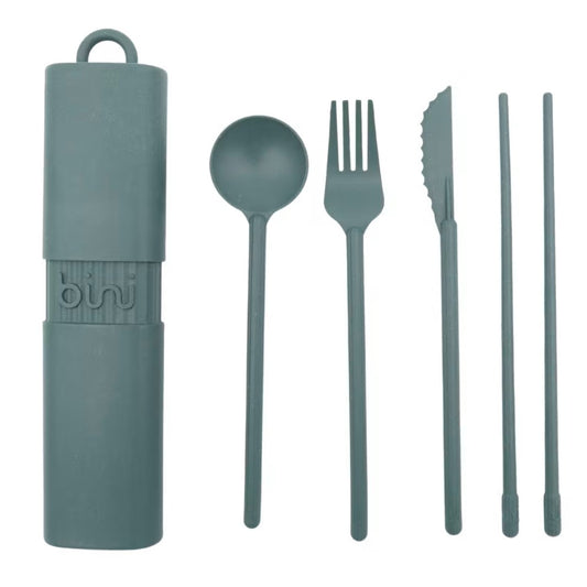 Reusable cutlery kit | Green