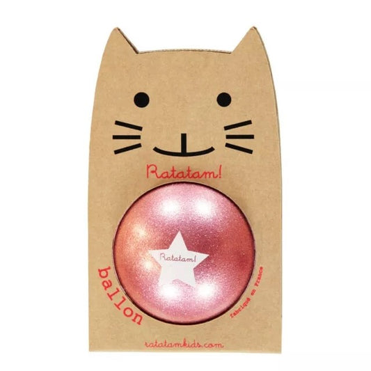 Cat Glitter Balloon | Pink