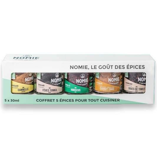 Coffret d'épices | Pâtisserie bio