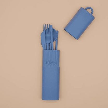 Kit de couverts réutilisables | Bleu