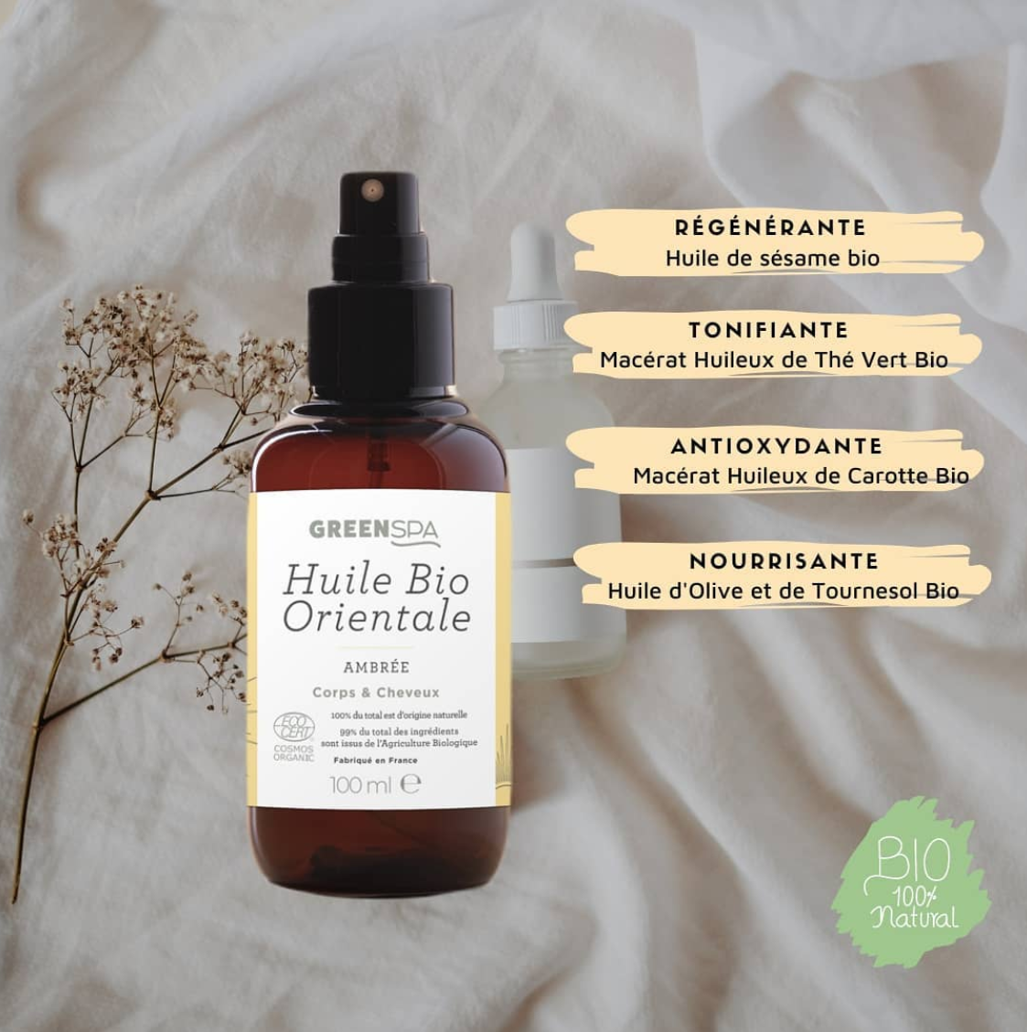 Huile bio orientale | Ambrée