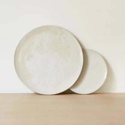 Stoneware plate | Snow