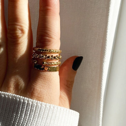 Bague martellée | Or