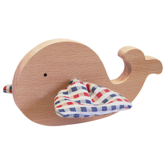 Baleine en bois | Petits carreaux