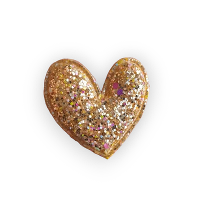 Broche coeur | Paillettes