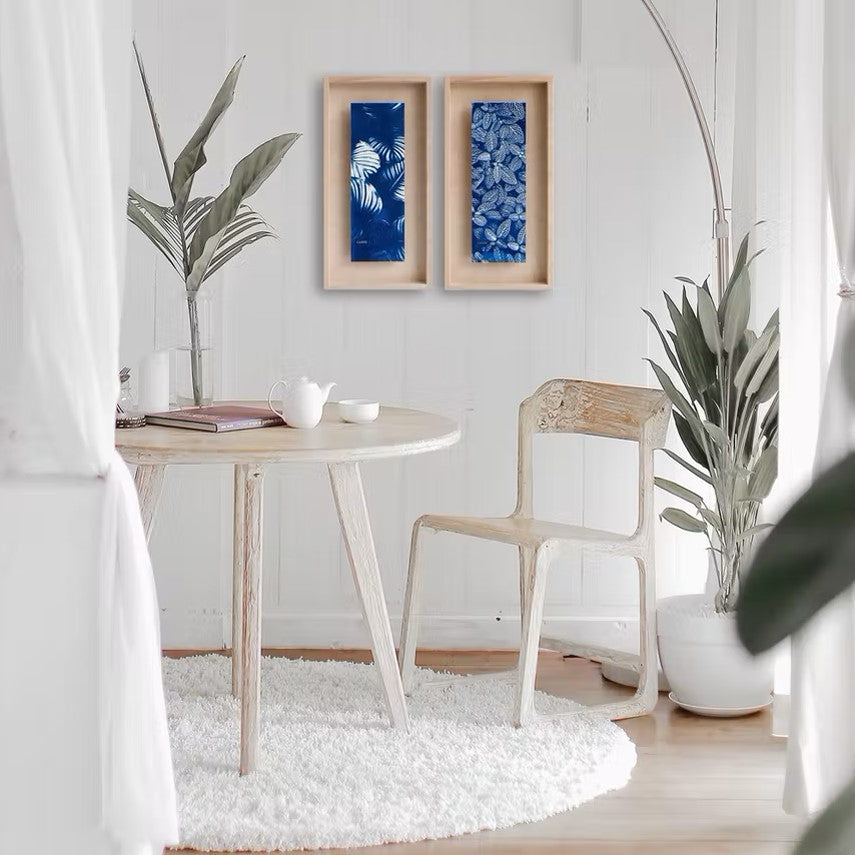 Cadre cyanotype | Trèfles