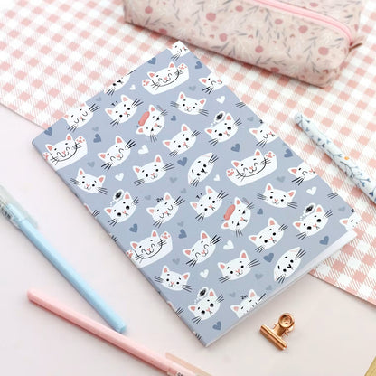 Carnet A5 Chat | Bleu