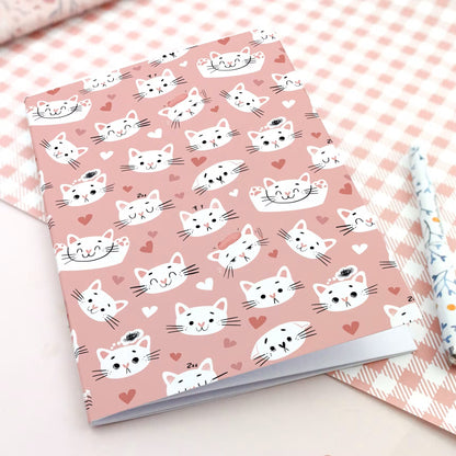 A5 Cat Notebook | Pink