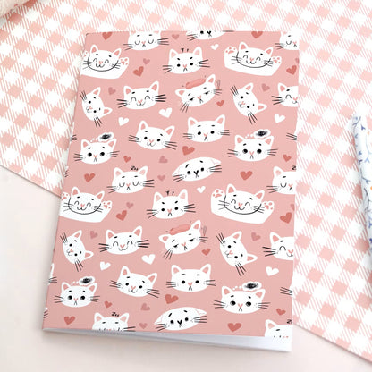A5 Cat Notebook | Pink