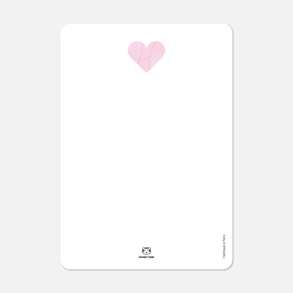 Carte postale | Love circuit bleu