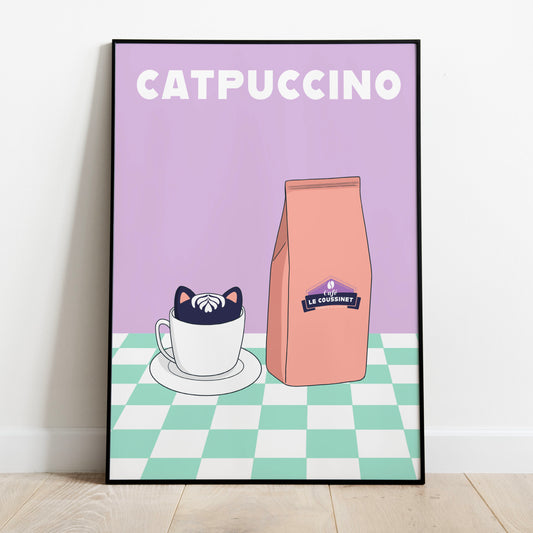 Affiche | Catpuccino