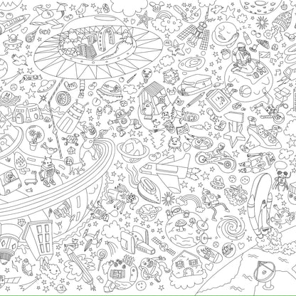 Giant coloring poster | Cosmos