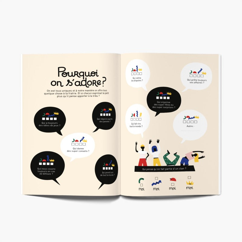 Livre à compléter | Entre frères et sœurs