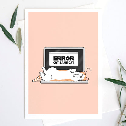 Affiche | Error cat sans cat (404)