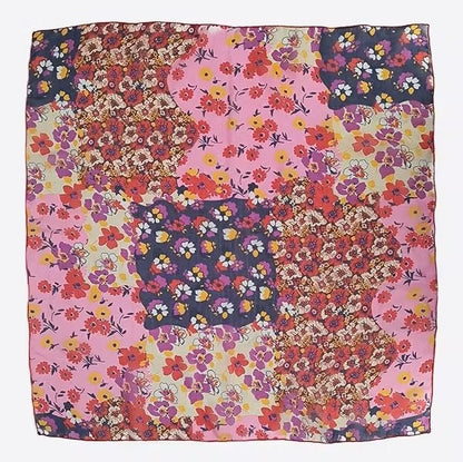 Silk scarf | Floral pattern 